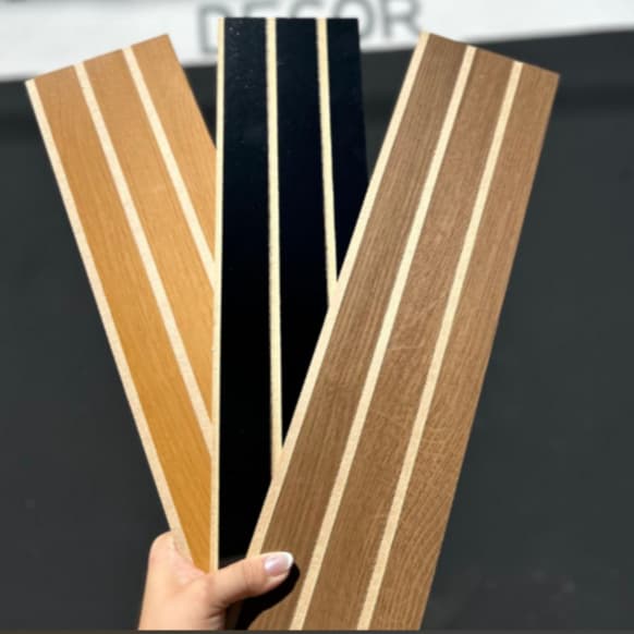 KIT 250 PAINEL RIPADO REVESTIMENTO DE PAREDE 45X11 MDF - ENVIO FULL