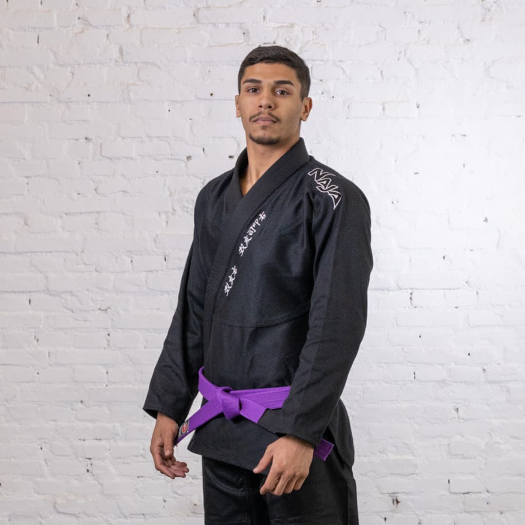 Kimono Jiu Jitsu Trançado Reforçado Naja Hanzo 450g Tradição e Qualidade