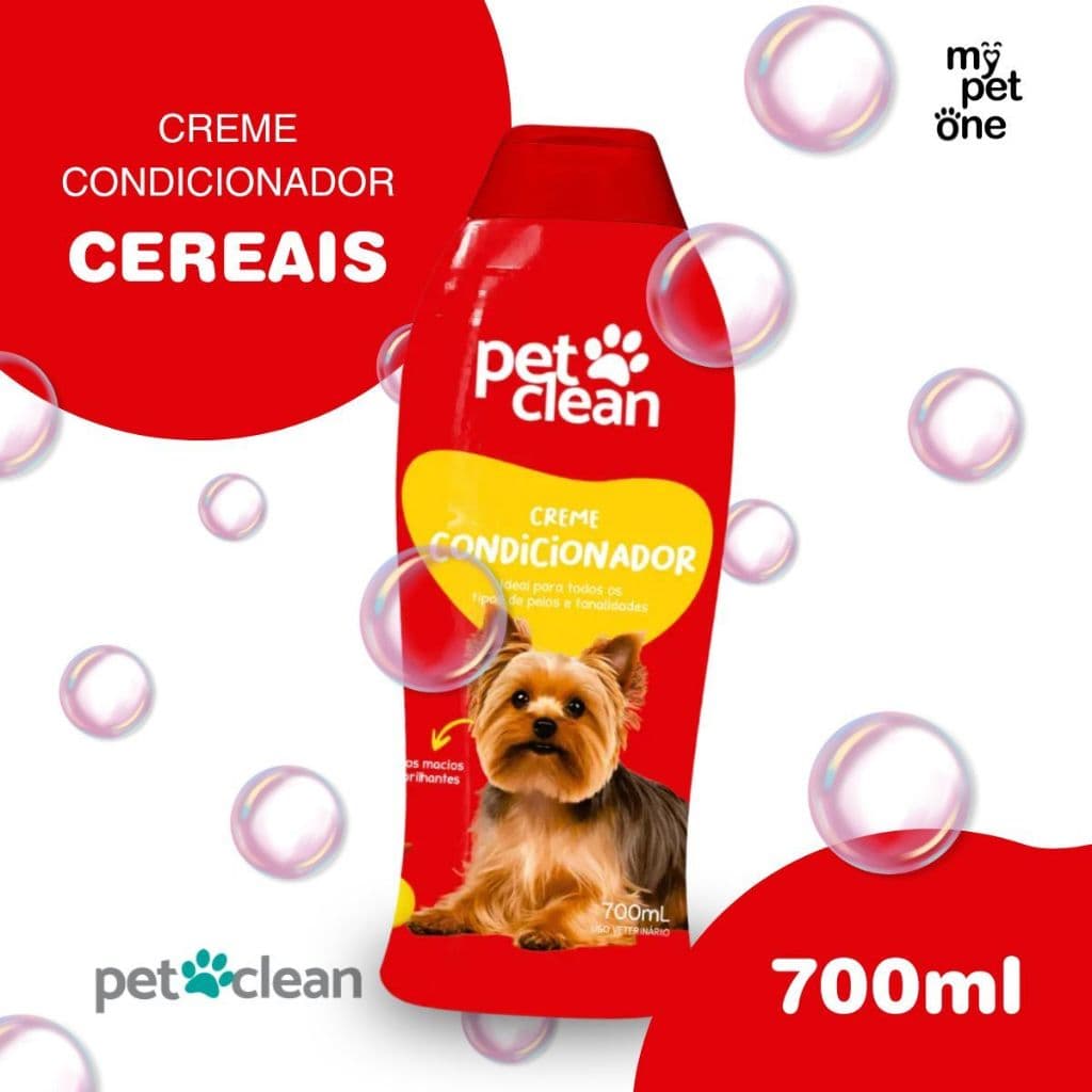 Condicionador Cereais 700ml para Cães e Gatos - Pet Clean