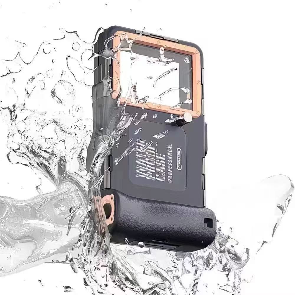 Capa Case Celuar Prova D’Água Shellbox 15M Mergulho Para Smartphone Ate 7”Polegados 2 Geração Smartphone Universal
