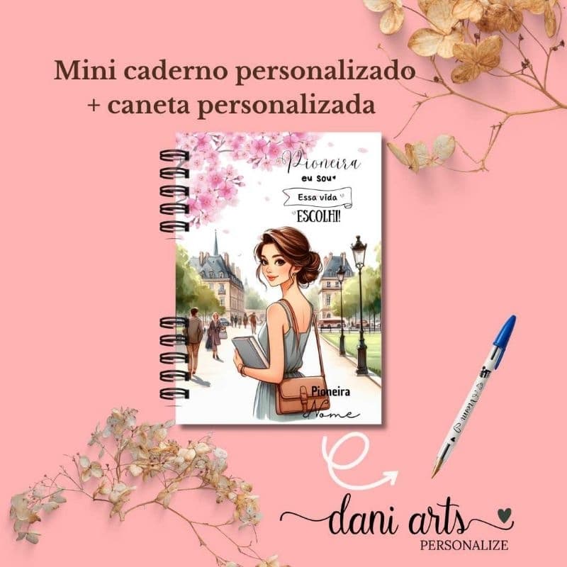 13  kits mini caderninho capa flexível com folhas pautadas(link personalizado)