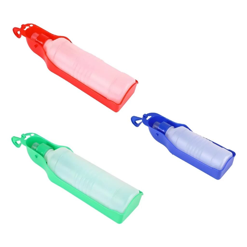 Bebedouro Pet Portatil Garrafa Passeio Cachorro Aqua Dog Cores Diversas