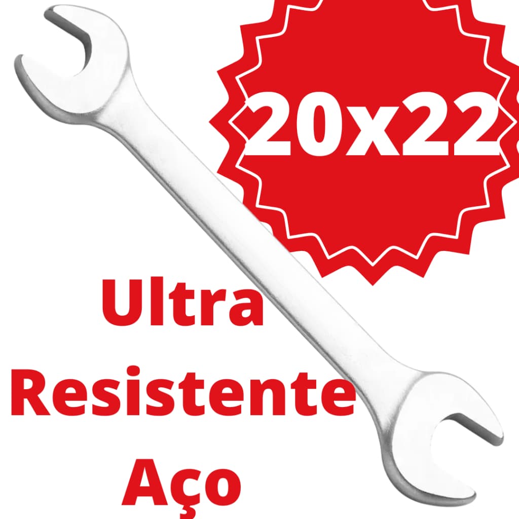 Chave Fixa 20 X 22 mm de Vanadium Hiper Resistente
