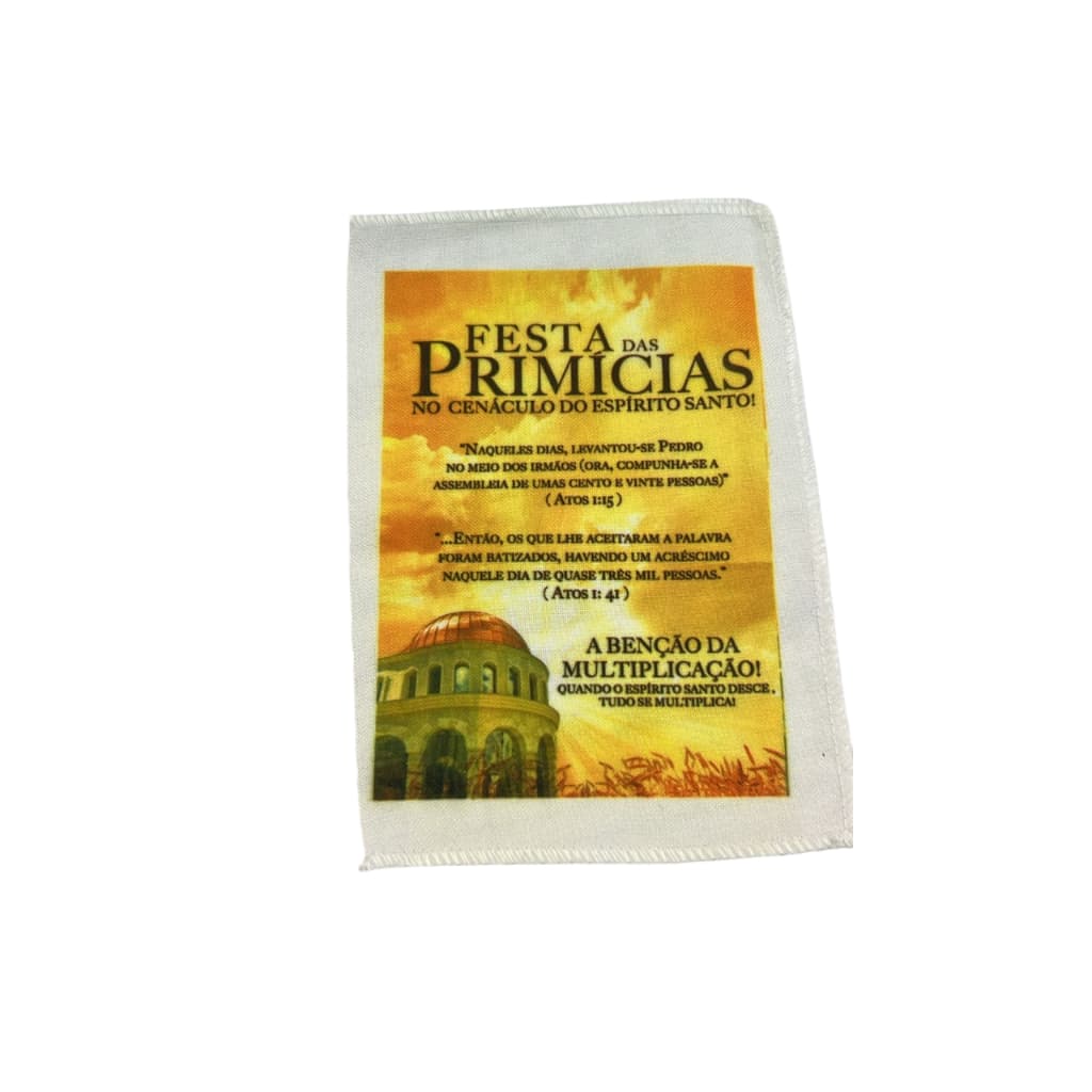 Saquitel Festa das Primícias dizimo e oferta