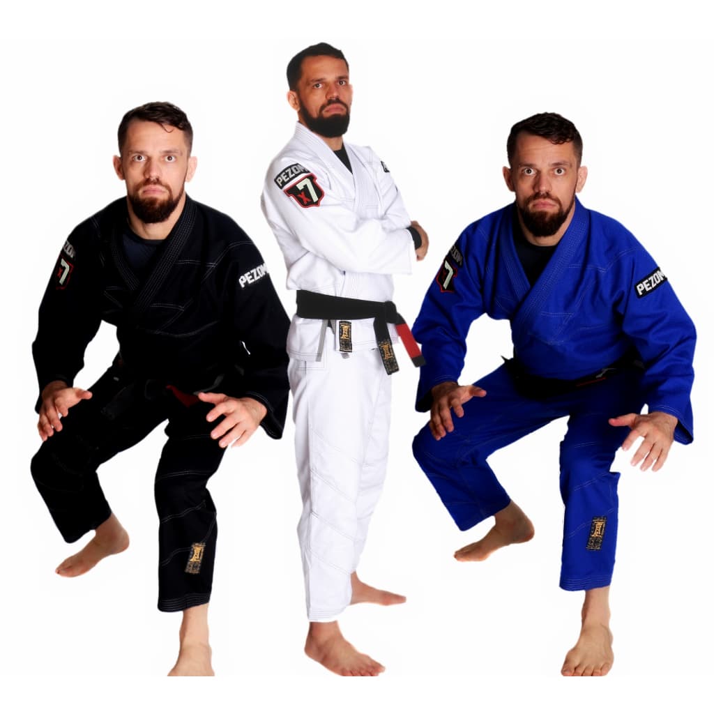 Kimono Jiu Jitsu Trançado Adulto X7 Remodel Pezom e Faixa