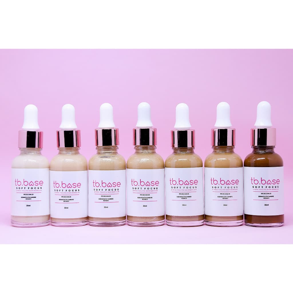TB Base Talita Bariquello - Cobertura Impecável, Resistente e de Alta Proteção FPS 50