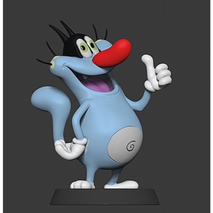 oggy e as baratas - impressão 3d - orçamento de outros personagens no chat
