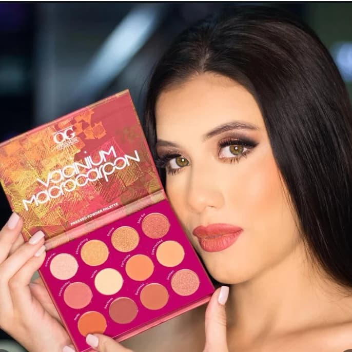 Paleta 12 Cores de Sombras Importada OG Cintilante Opacas