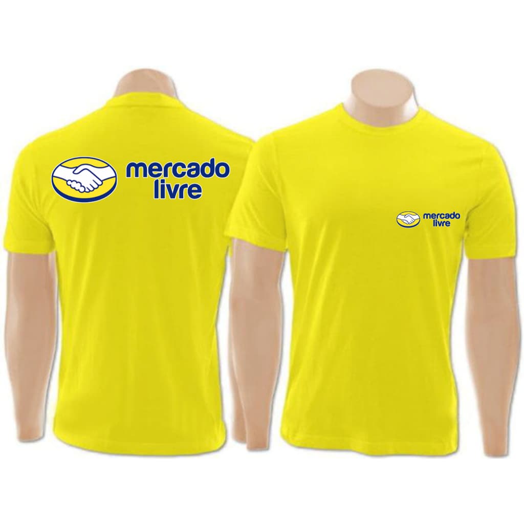 Camiseta Mercado Livre  Uniforme Profissional para Entregadores e Parceiros