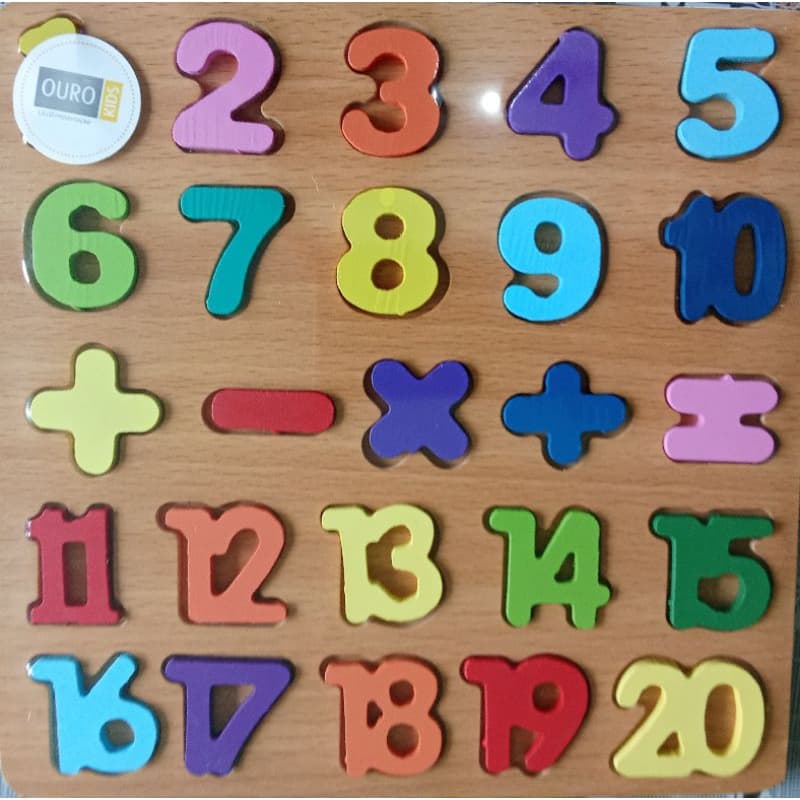 Quebra-Cabeça de madeira| Criança inteligente| Brinquedo Educativo| Brinquedo Pedagógico| Montessori.