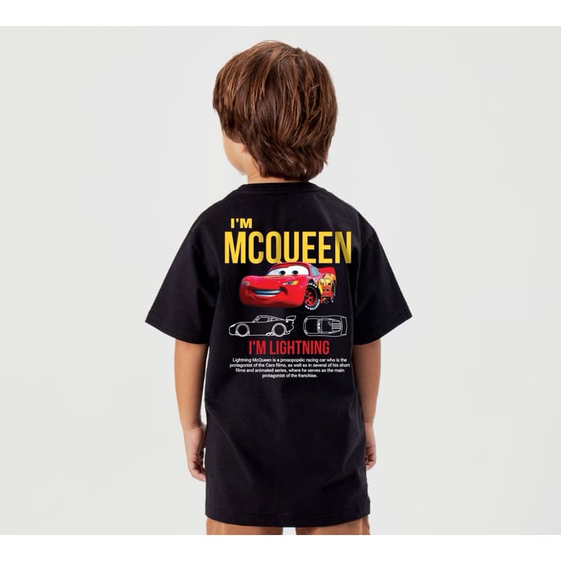 Camiseta Infantil MCQUEEN TAM  2 ao 16 STREETWEAR INFANTIL / Camisa para criança
