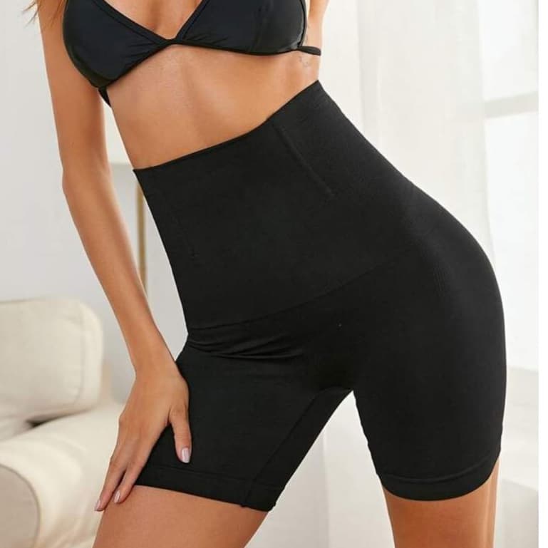 Kit  Modelador Corporal feminino SECA Barriga, Culote e Cintura com Barbatana Material Sem costura