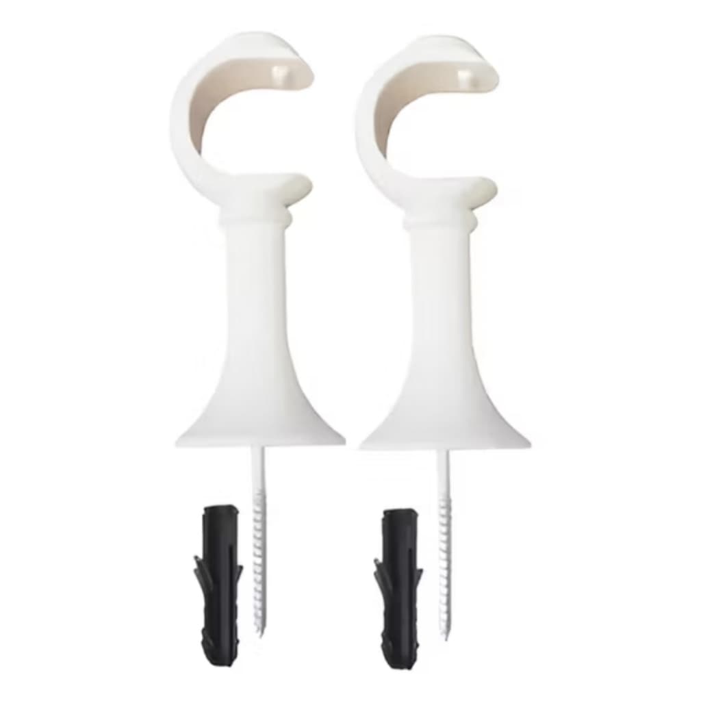 Suporte Grosso Simples 28mm Branco p/Varão De Cortina