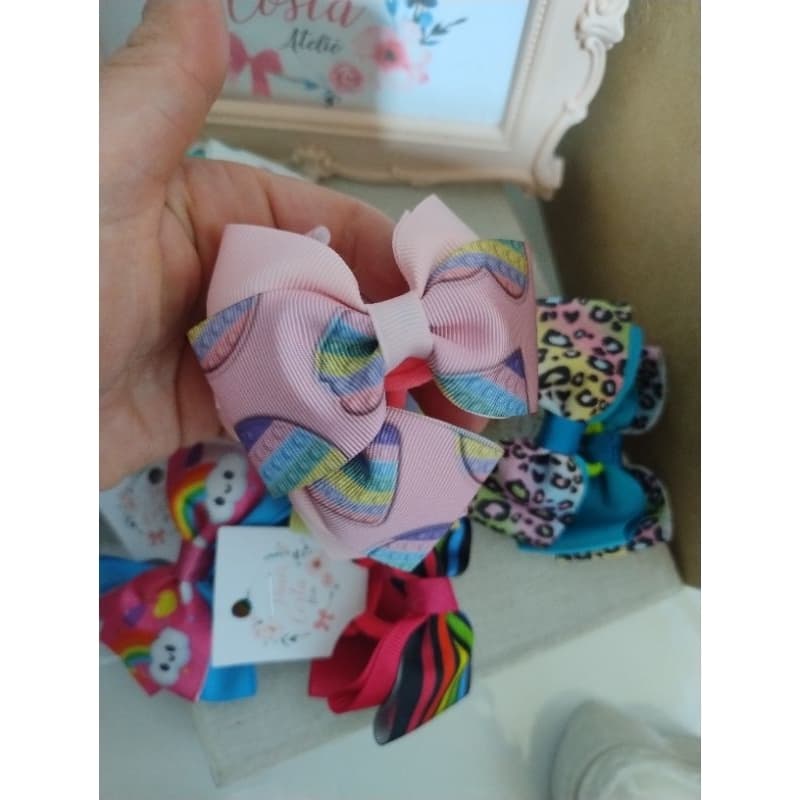 Par de Xuxinhas infantis| Elástico de Cabelo Resistente Dia a Dia