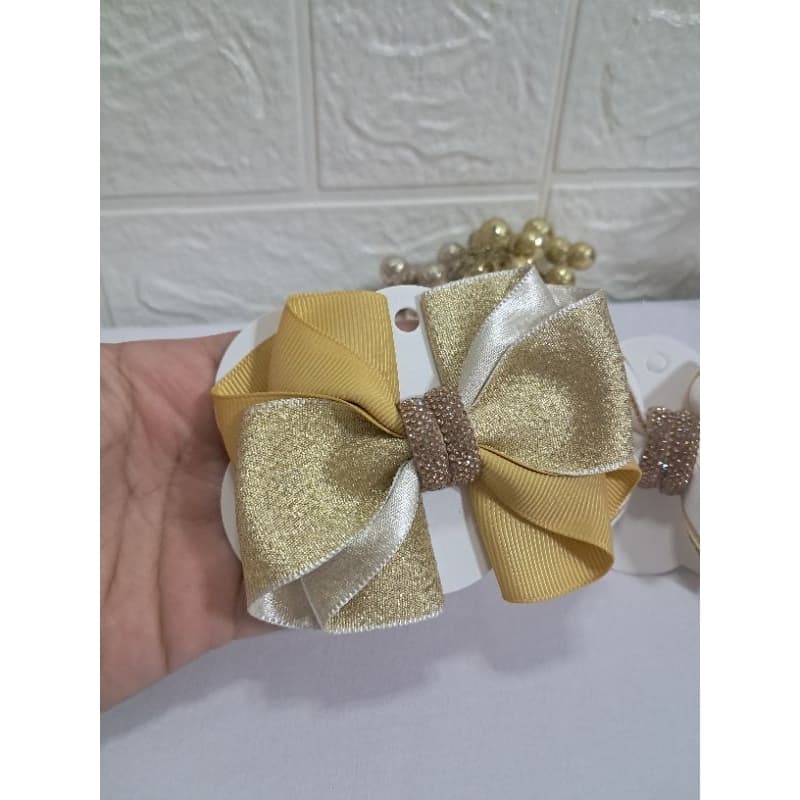 Laço Festas, Laço Dourado, Laço Branco, Laço Infantil, Laço na Presilha