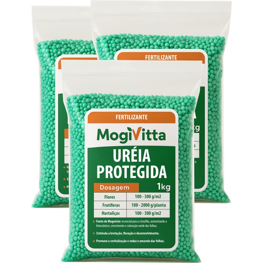 Ureia Protegida - Adubo Fertilizante Especial de Liberação Lenta - Frutas Gramado Plantas Jardim