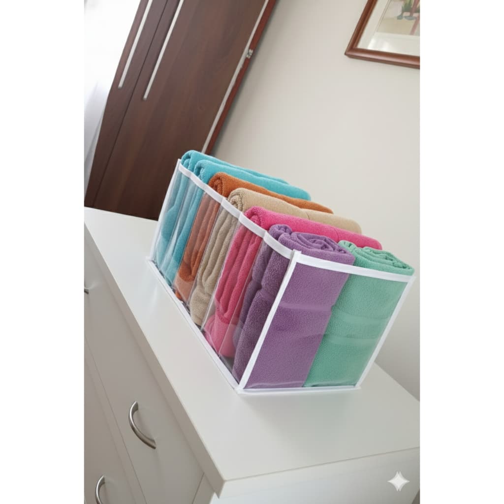Kit  Colmeia Organizadora GG 40x20x25 | Para Calças, Blusas, Toalhas e Roupas de Cama
