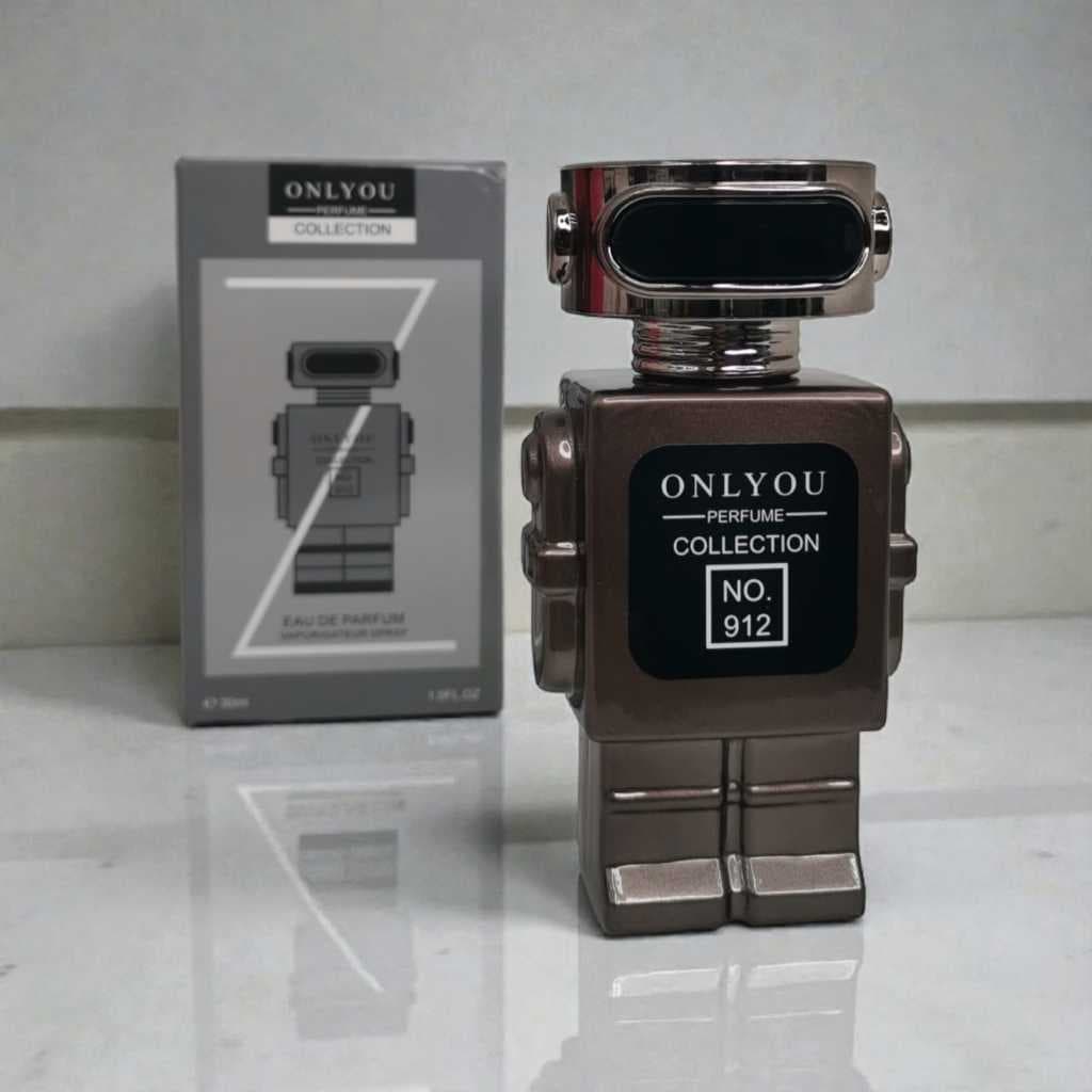Perfume No.912 Collection Eau de Parfum Robô Design 30ml - Aroma Exclusivo e Design Inovador