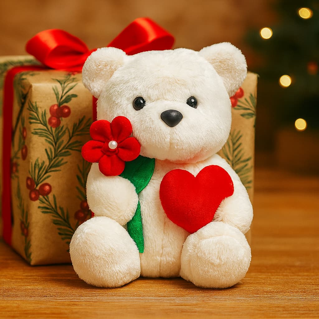 Urso de Pelúcia 22cm Love You Presente Barato para Namorada e Crianças Aniversario Ursinho Teddy