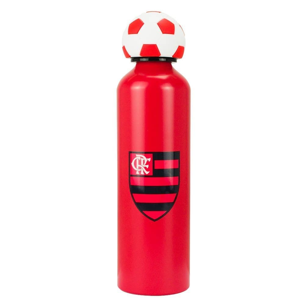 Garrafa Alumínio Tampa Bola 750ml - Flamengo