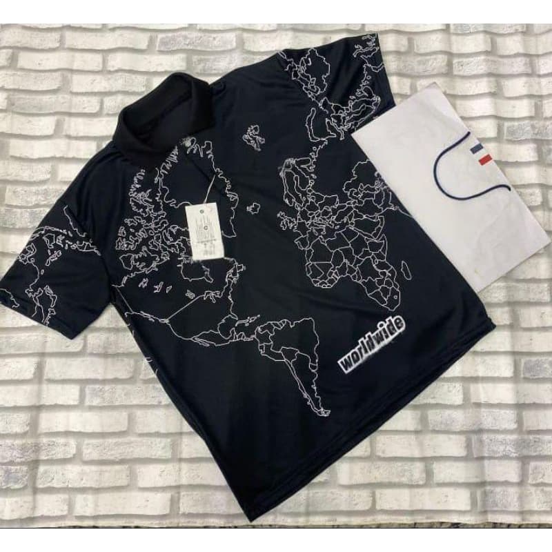 Camisa Polo Word Mapa.