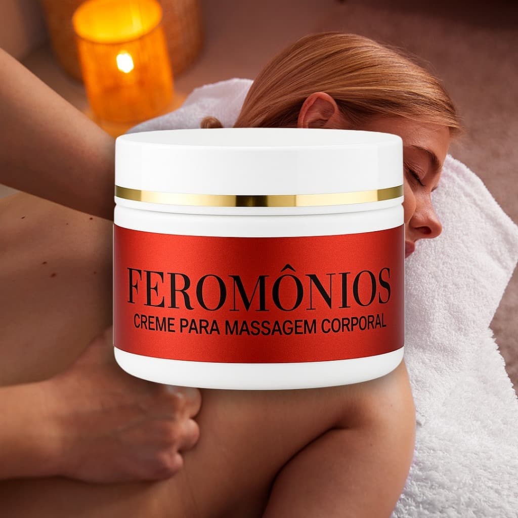Creme para Massagem Corporal Feromônios Compartilhável Harim 250ml