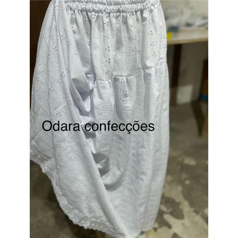 saia lesie branca/conjunto 3m e 5m de roda umbanda/candomblé