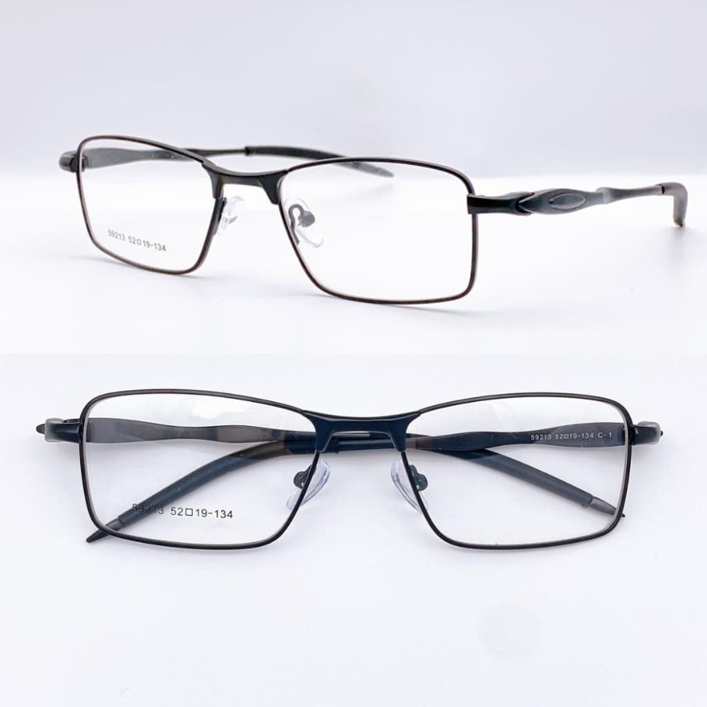 Armação De Óculos Masculino Quadrado metal Novo/moda