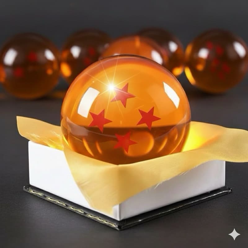 Action Figure Esferas Do Dragão 7.6Cm Tamanho Real Venda A Unidade Dragon Ball Z