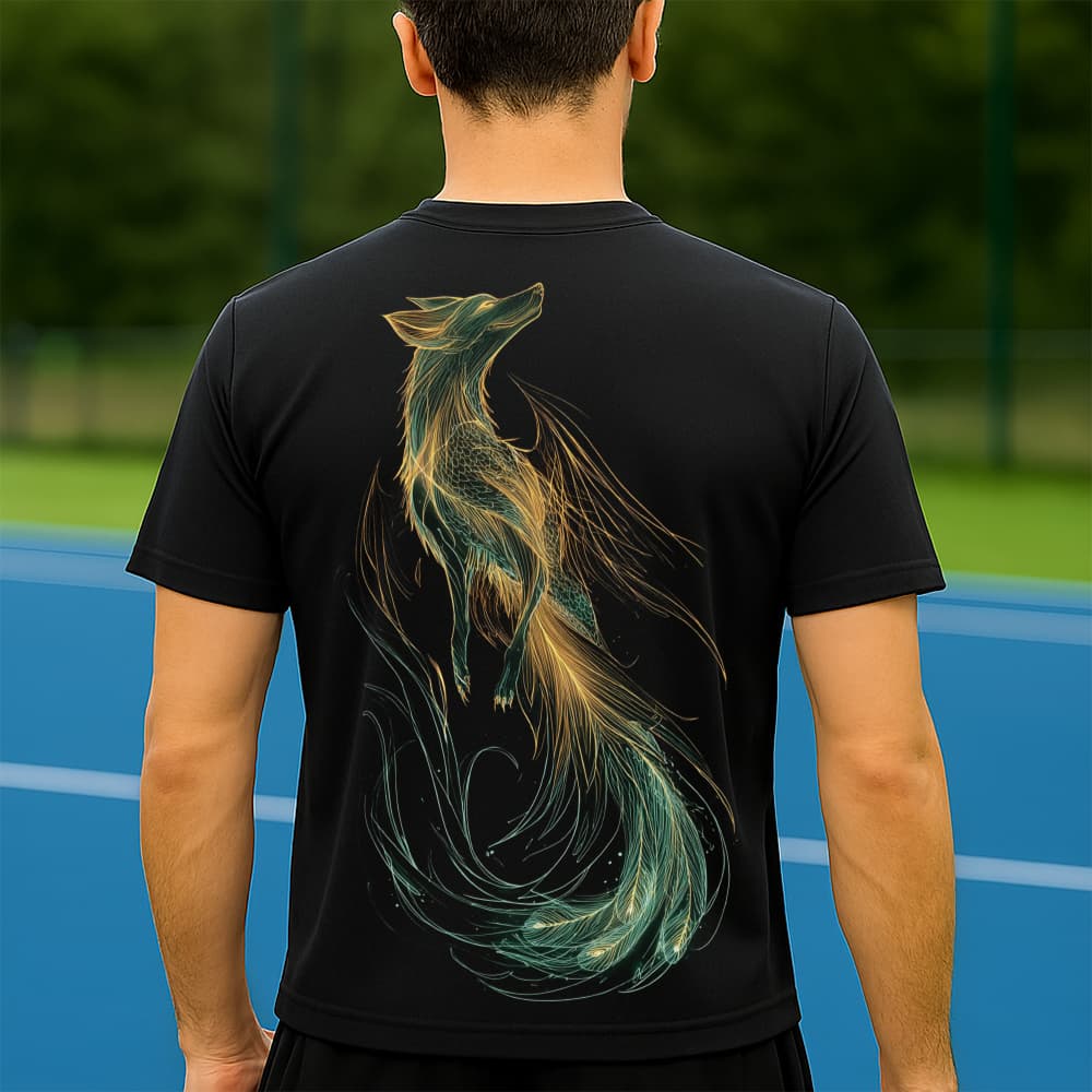 Camiseta Dry Fit Masculina Estampada Raposa Marinha P ao GG Leve Respirável Academia Treino