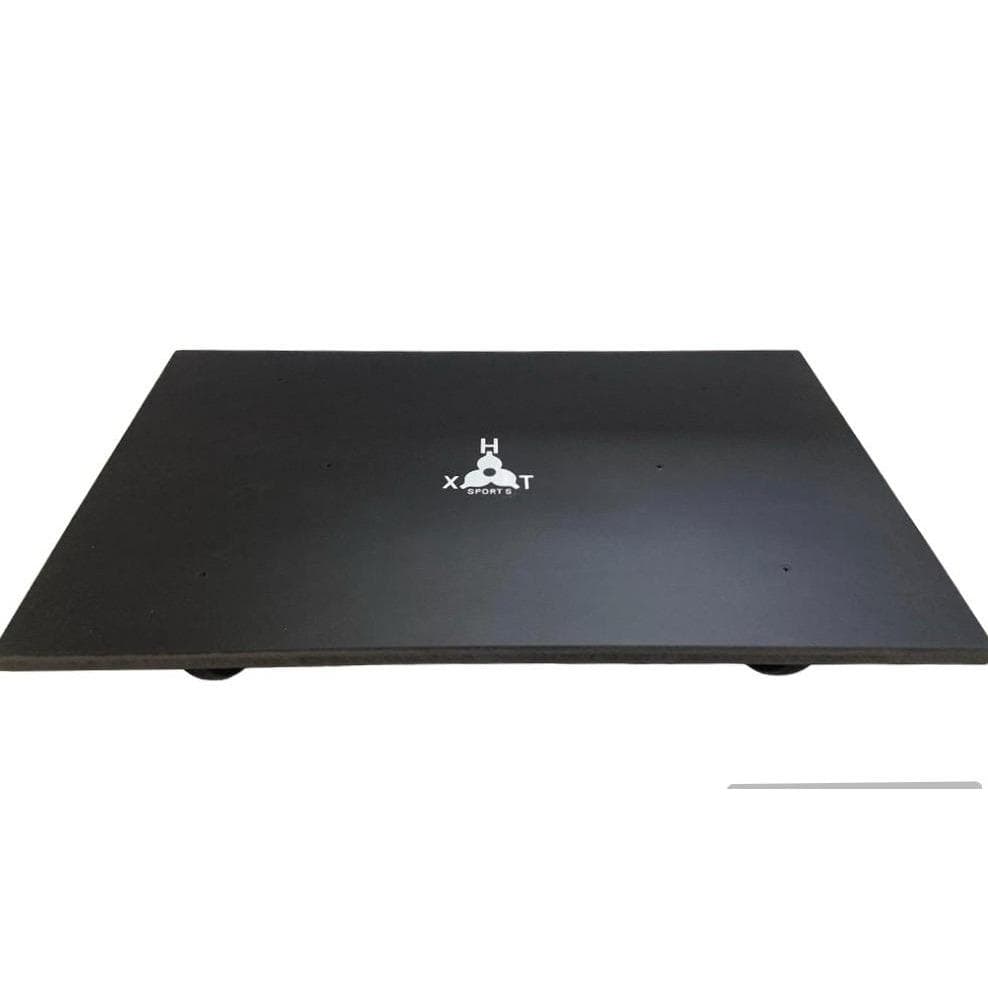 Prancha de Equilíbrio Lateral MDF 15mm Treino Fortalecimento Propriocepção Preto