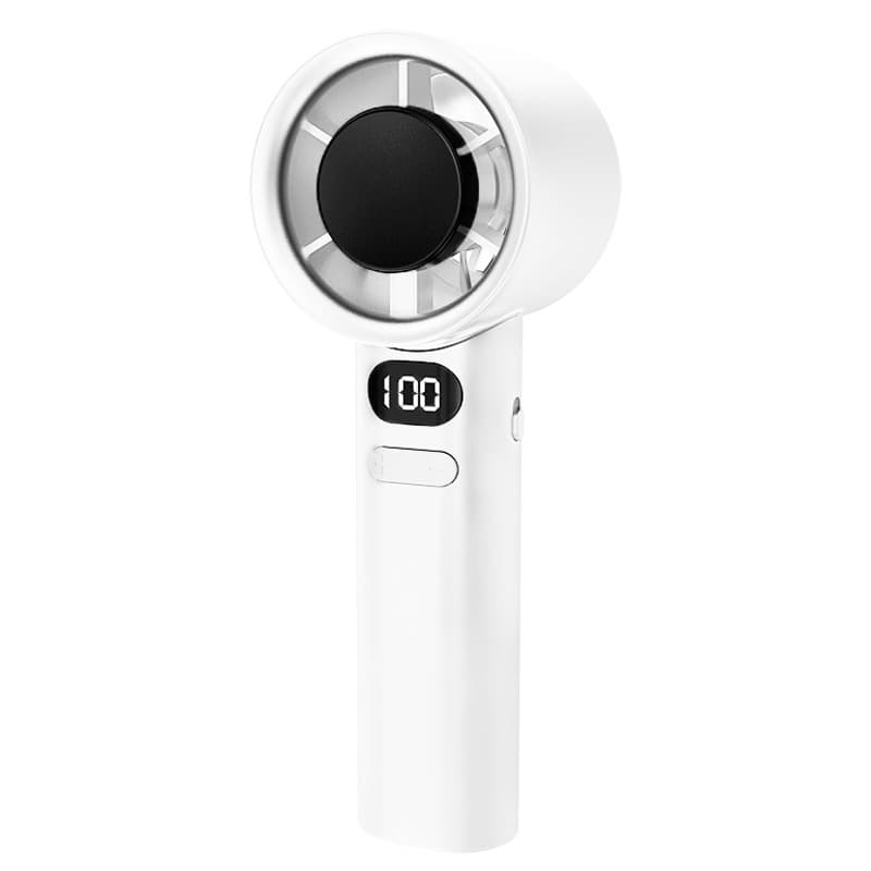 Mini Ventilador Portátil 120 Níveis De Carregamento USB Resfriamento Com Display De Energia
