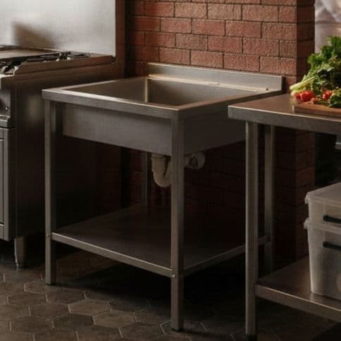 QUEIMA DE ESTOQUE - Tanque Aço Inox 70cm Industrial - para Lavanderia