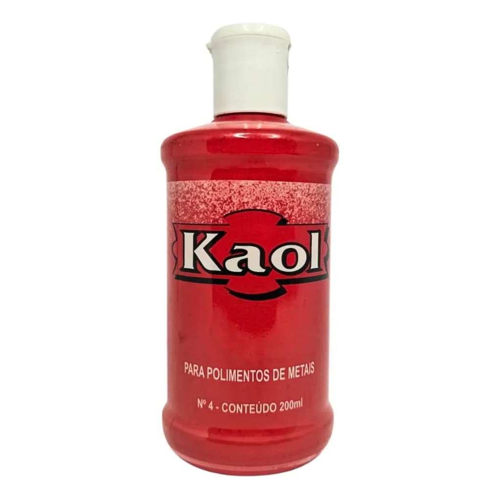 Kaol Para Polimento E Brilho Em Metais E Cromados 200ml