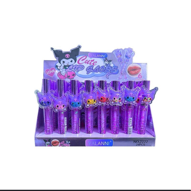 gloss labial infantil Yalanni Sweet inclui um ane removível