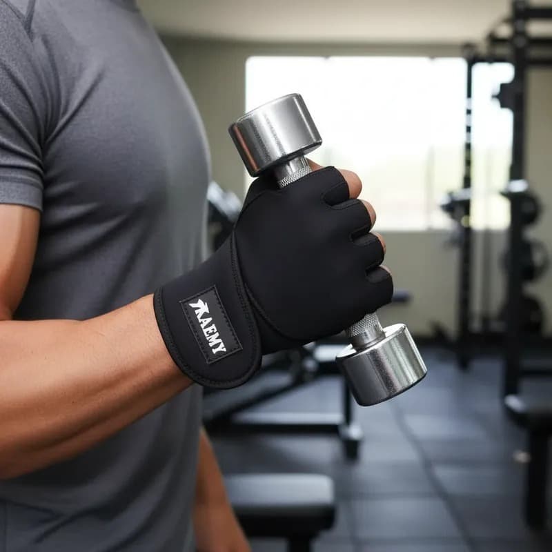 Luva Academia Musculação Sem Polegar