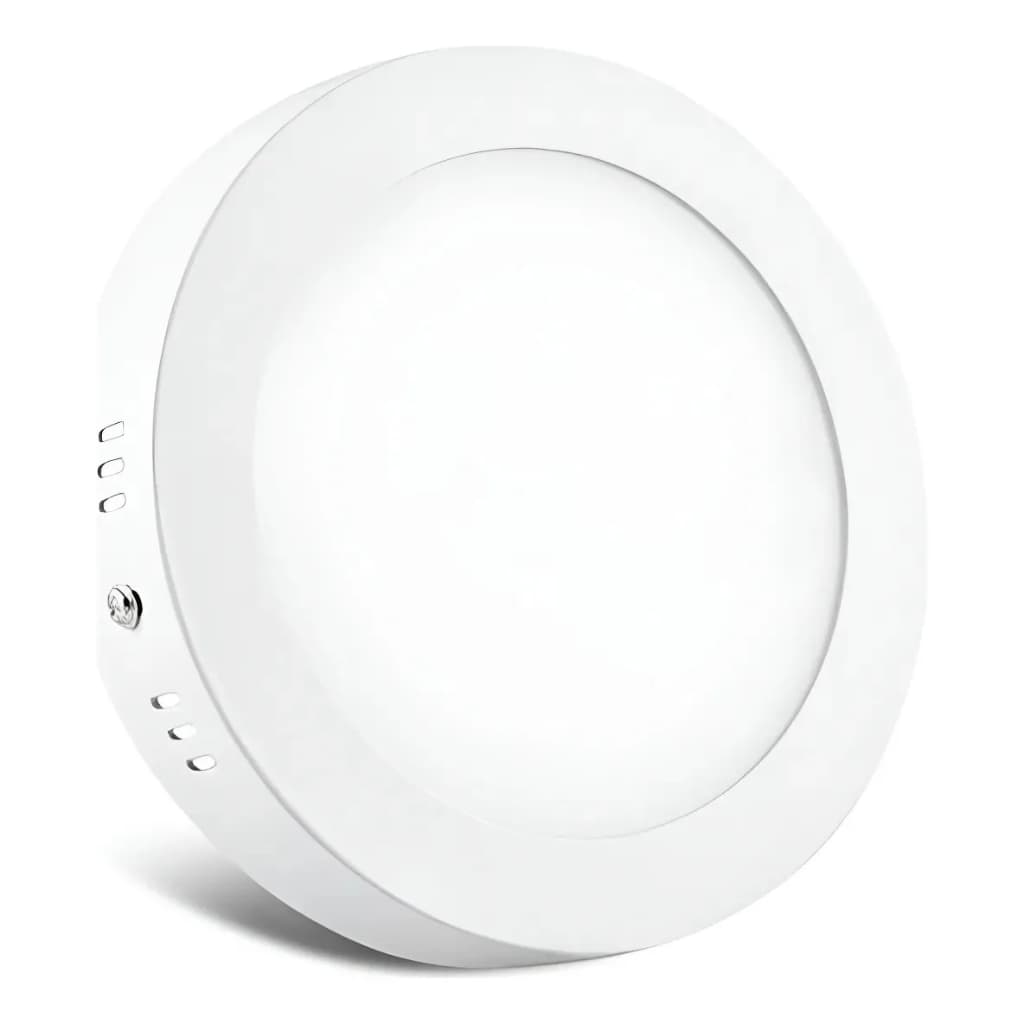 Painel Plafon Led 18w Redondo Sobrepor Branco Bivolt Teto