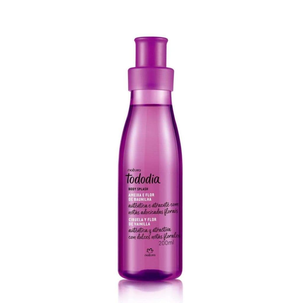 Body Splash Colônia Tododia Ameixa e Flor de Baunilha 200 ml