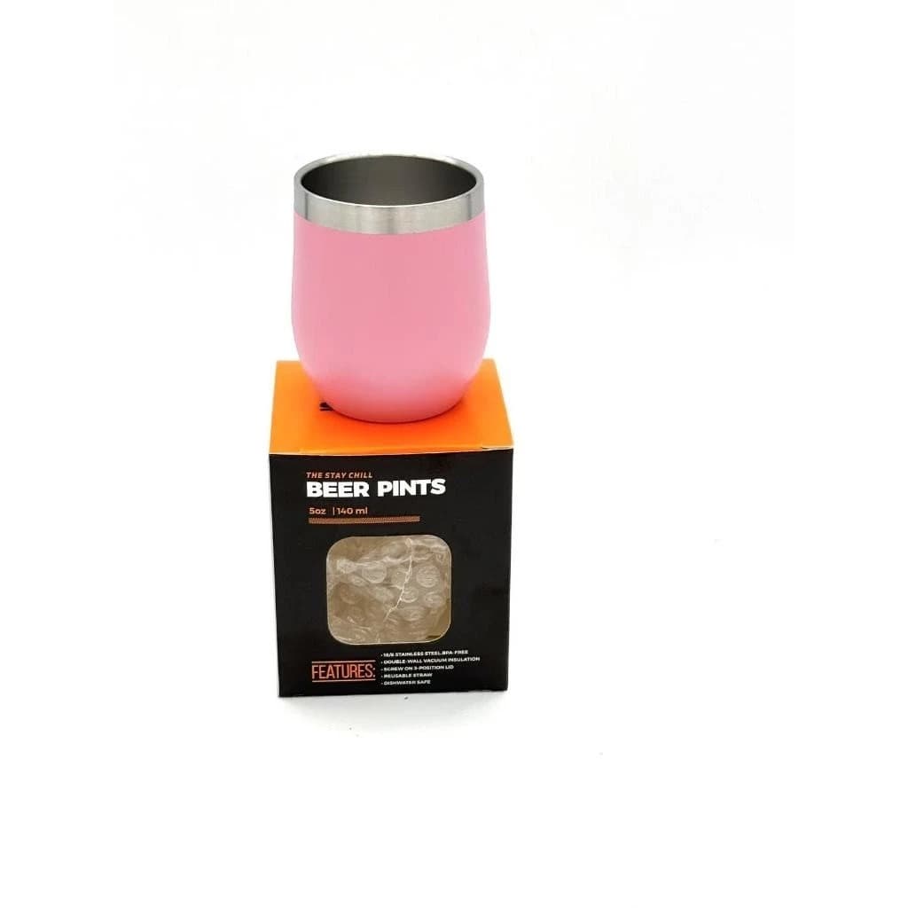 Mini Copo Térmico Oval sem Tampa para Bebidas Geladas e Quentes 80ml