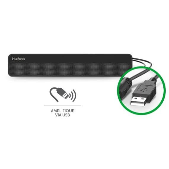 Antena de TV Interna Digital Amplificada via USB UHF/HDTV AI 3101 Intelbras