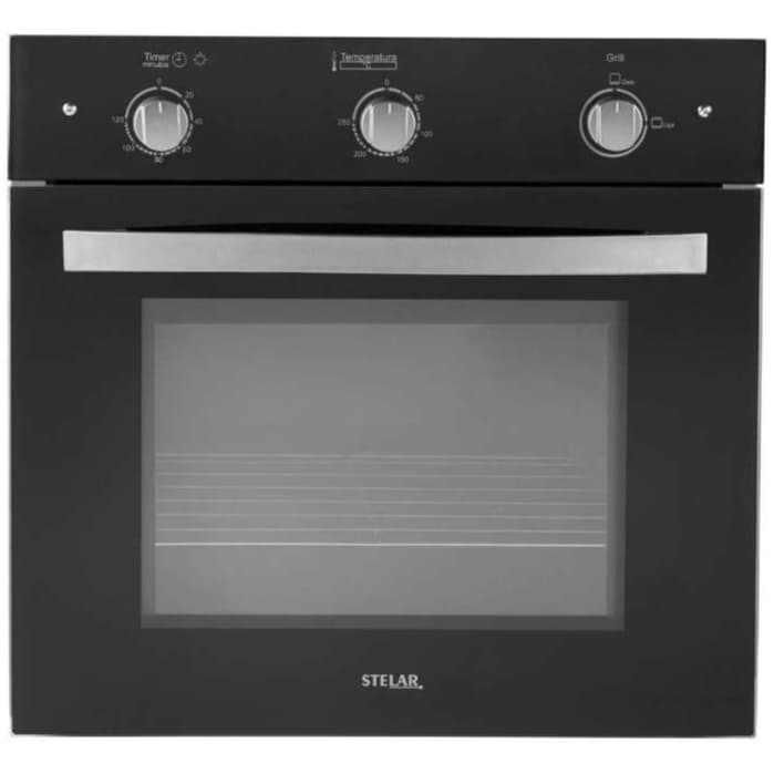 Forno Elétrico de Embutir Stelar Âmbar de 55 Litros Preto