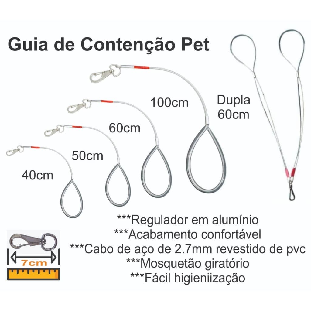 Guia de Contenção para Pet e Banho e Tosa