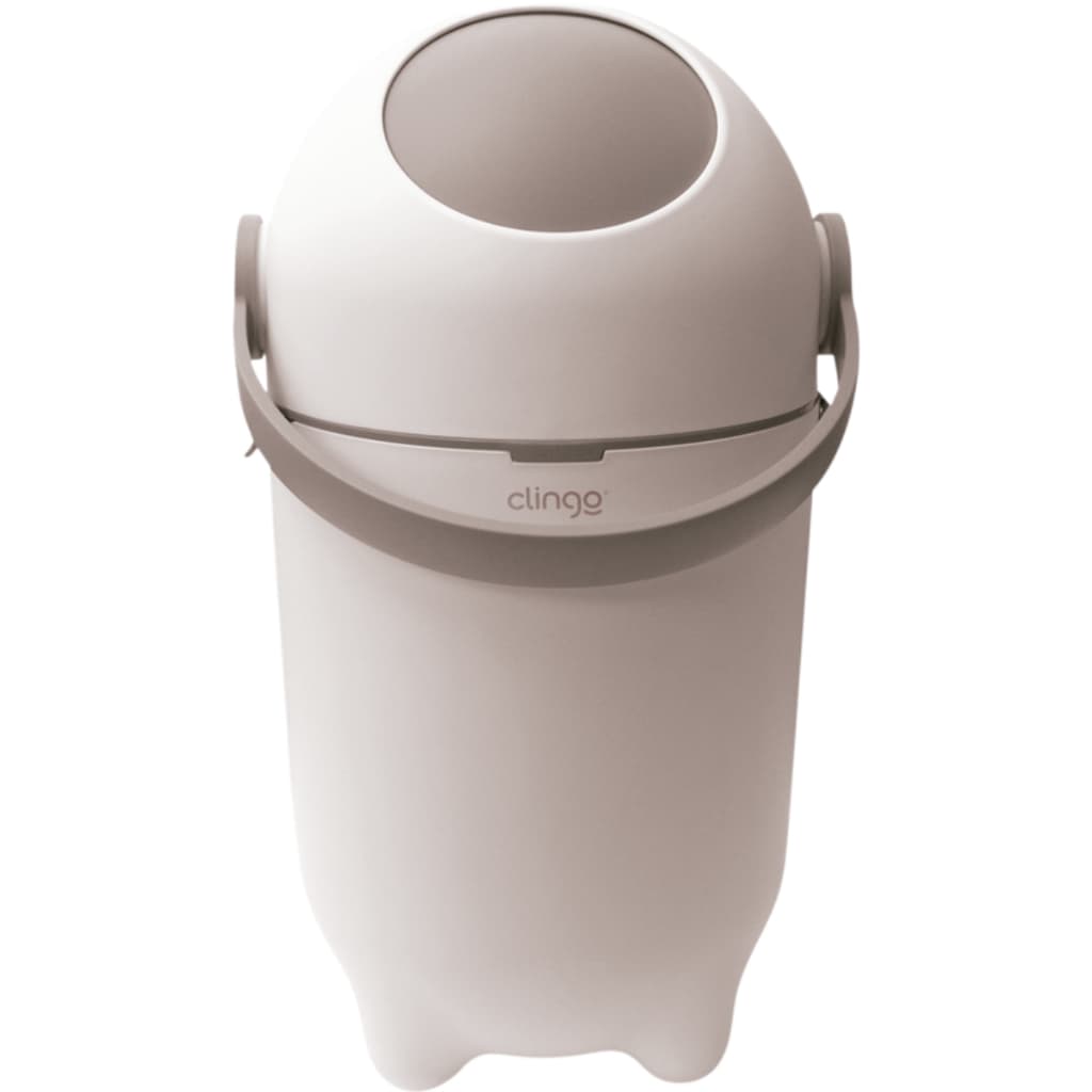 Lixeira Sistema Antiodor Fralda Bebe Lixo Magico Branca Clingo