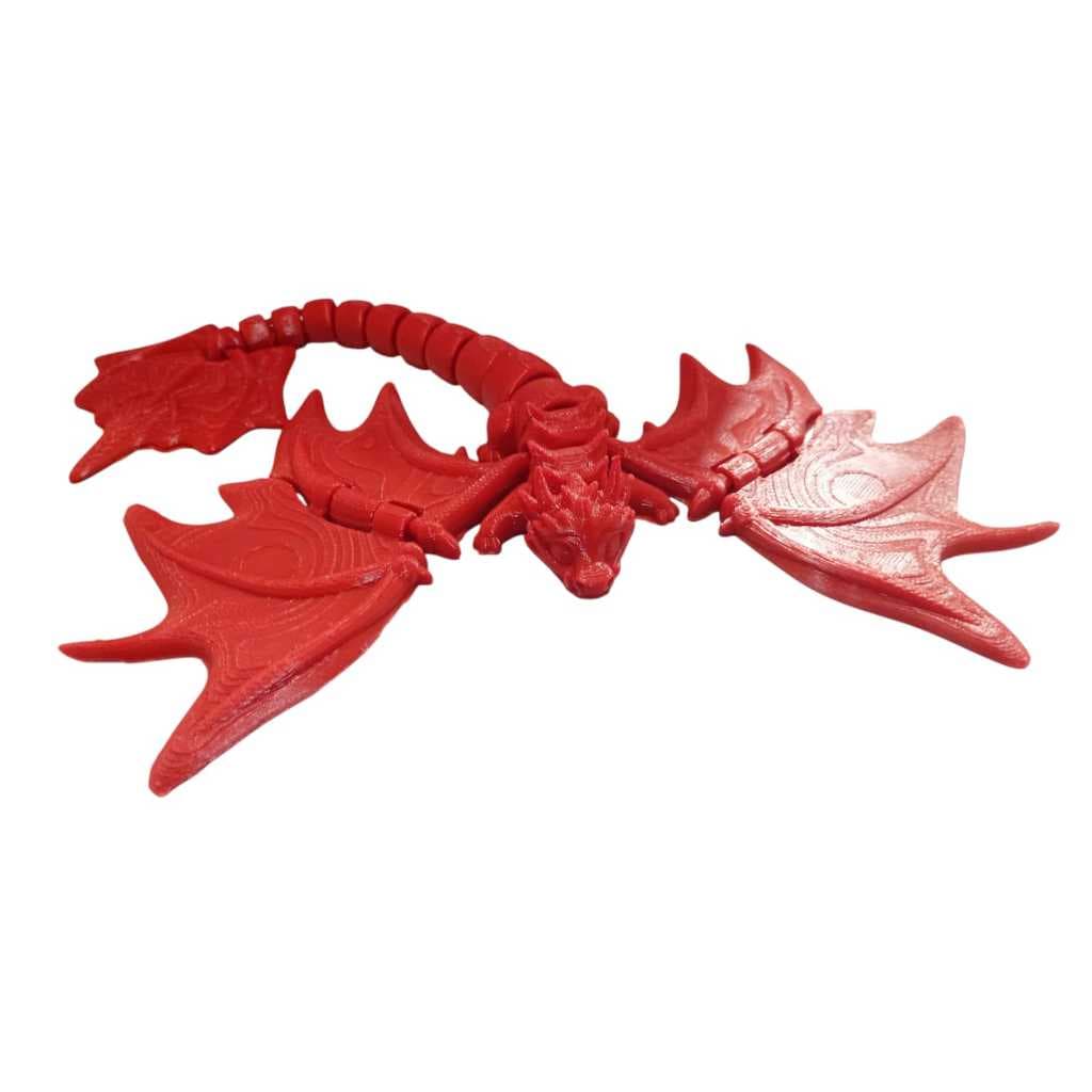 Dragão 3D Articulado PLA Articulação Total Asas Decoração Geek Envio Rápido