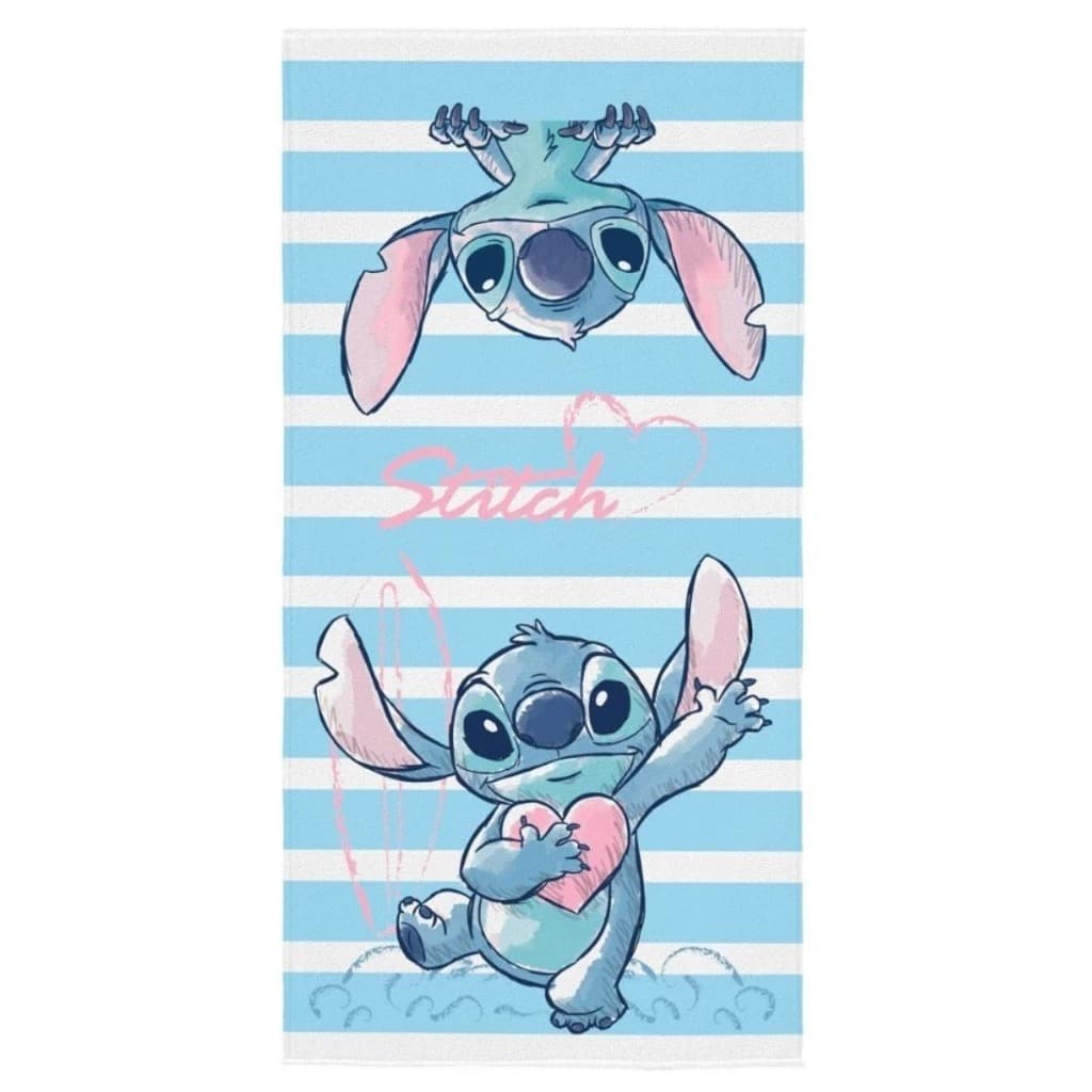 Toalha Infantil Banho Praia Algodão Lilo Stitch E Angel Lepper