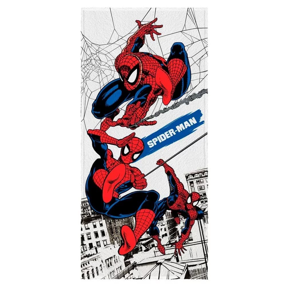 Toalha De Banho Infantil Homen Aranha Lepper 100% Algodão