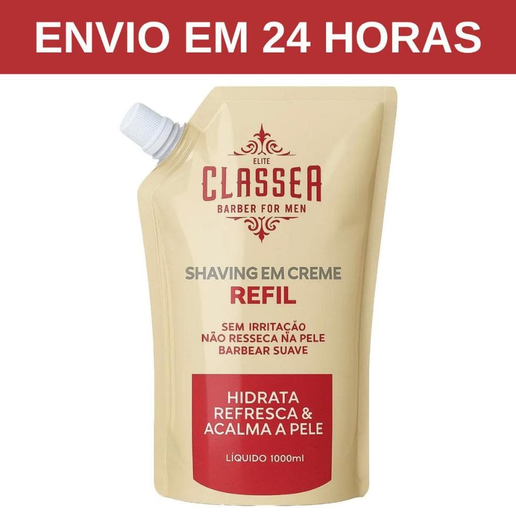 Shaving Creme Barbear Classe A 1kg Profissional Envio Em 24 Horas