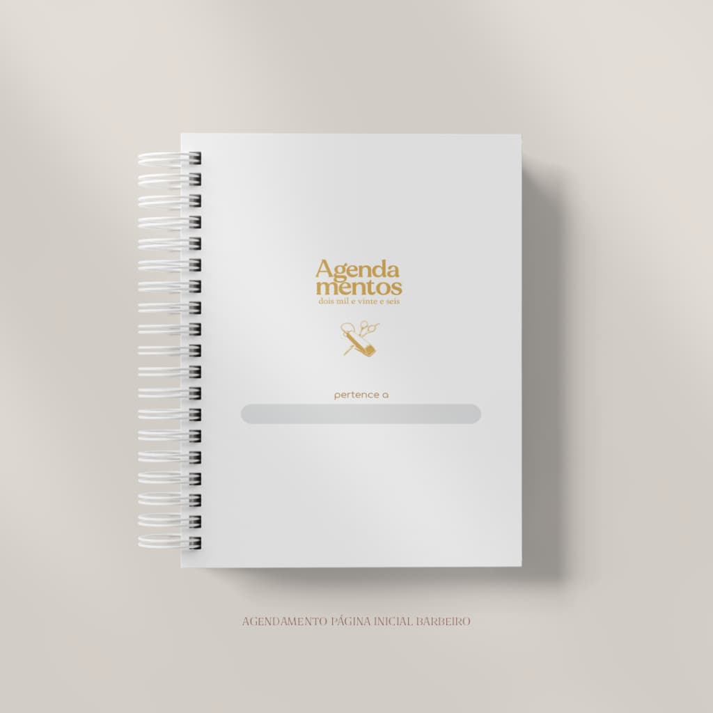 Agenda para agendamento BARBEARIA - cabelereiro - agenda 1 dia por página
