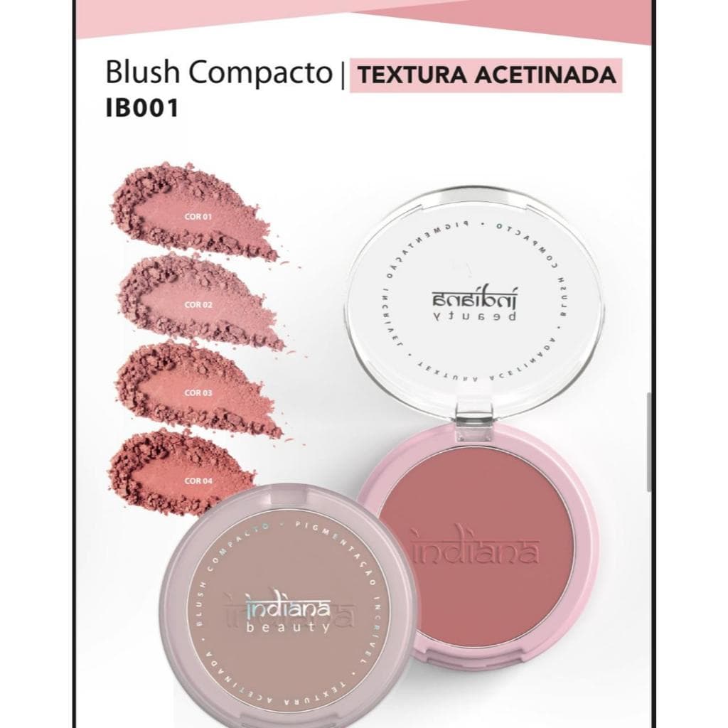 Blush Indiana Beauty – Pigmentação Incrível & Textura Acetinada