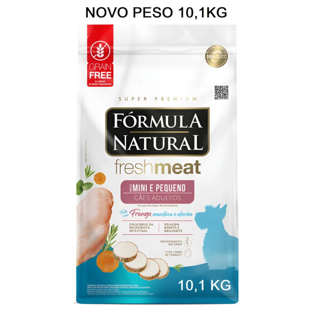 Ração Formula Natural Fresh Meat CÃES ADULTO Raças Pequenas e Mini 10kg
